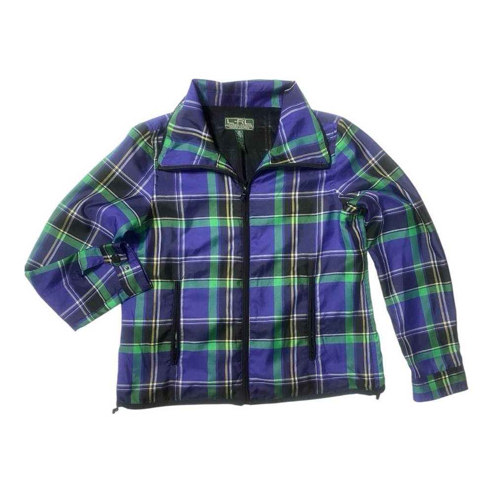 Lauren Ralph Lauren Active Plaid Jacket Medium